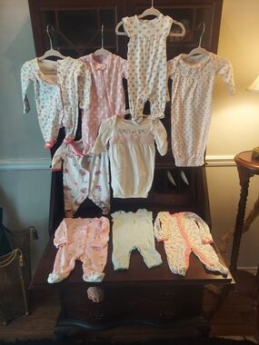 Baby Girl Sleepwear Bundle - Mixed Pastel Prints